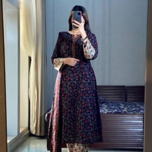 Elegant Cotton Three Piece