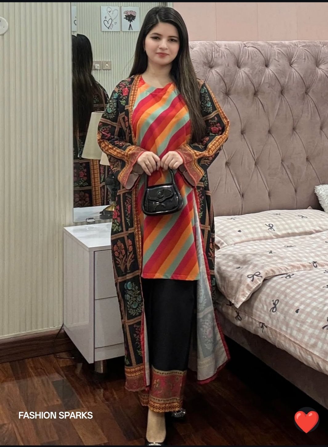 Khaddar Koti Three Piece - Image 2