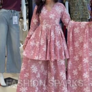 𝐎𝐯𝐞𝐫𝐬𝐢𝐳𝐞𝐝 𝐩𝐚𝐥𝐚𝐳𝐳𝐨 𝐬𝐞𝐭 𝐩𝐚𝐢𝐫𝐞𝐝 𝐰𝐢𝐭𝐡 𝐚 𝐬𝐚𝐦𝐞 𝐩𝐫𝐢𝐧𝐭𝐞𝐝 𝐝𝐮𝐩𝐚𝐭𝐭𝐚,